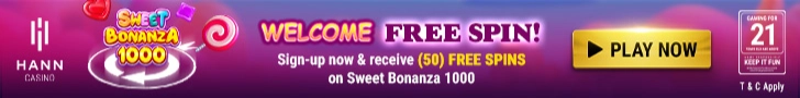 Welcome Free Spin Sweet Bonanza 1000 - Hann Casino