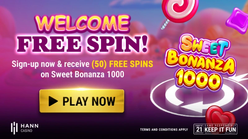 Welcome Free Spin - Hann Casino
